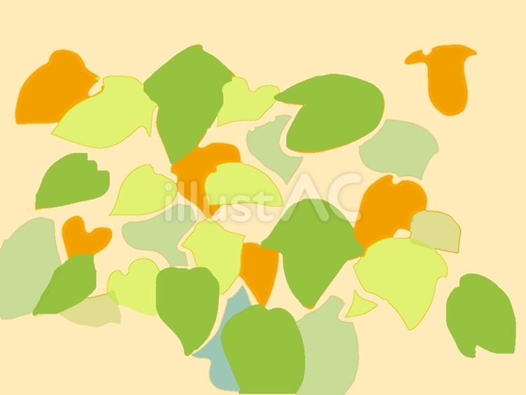 秋の訪れ 秋,夏,葉っぱのイラスト素材