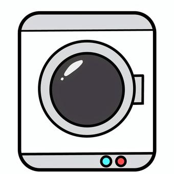 ドラム式洗濯機 ドラム式洗濯機 洗濯機,家電,生活,洗濯,家事のイラスト素材