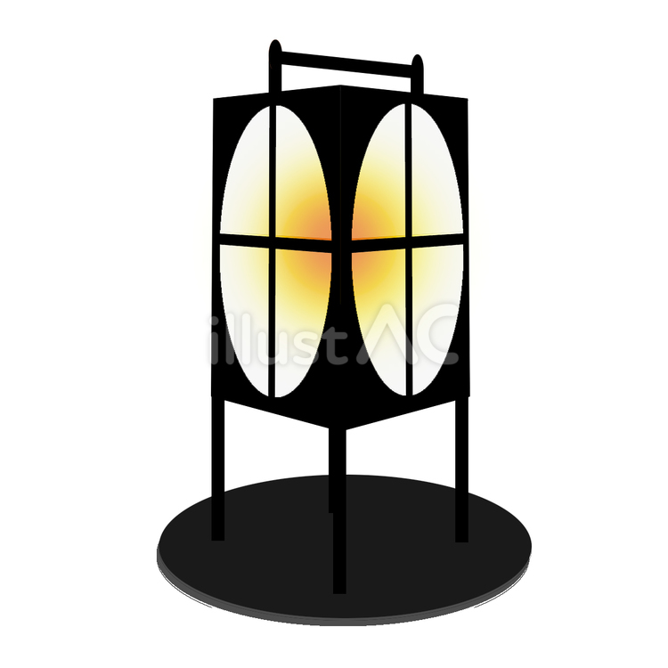 行燈 行燈,照明器具,江戸時代のイラスト素材