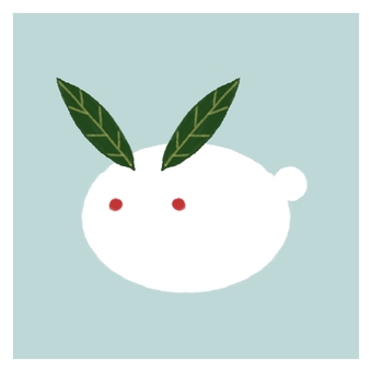 かわいい雪うさぎ