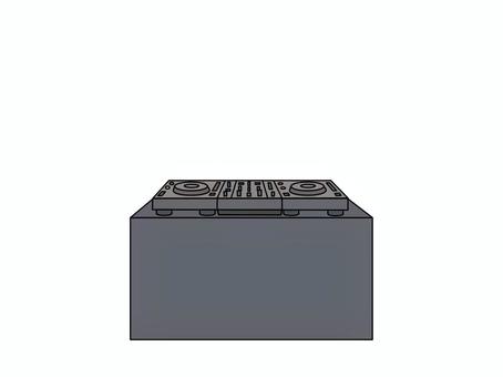 DJブース DJブース djブース,dj機材,djコントローラー,ターンテーブル,ミキサー,機材,クラブ,パーティー,ナイトクラブ,フェスのイラスト素材