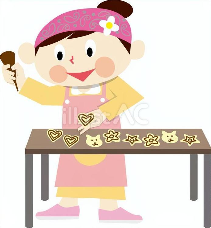 Free Vectors | sweets making kids