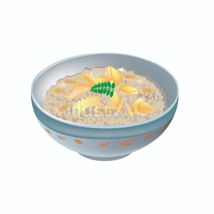 筍ごはん 筍ごはん,ご飯,茶碗のイラスト素材