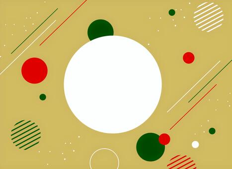 POPなクリスマス背景 円,動画風背景,パーティ,シンプル,動画系,明るい,バナー,pop,抽象的,タイトルのイラスト素材