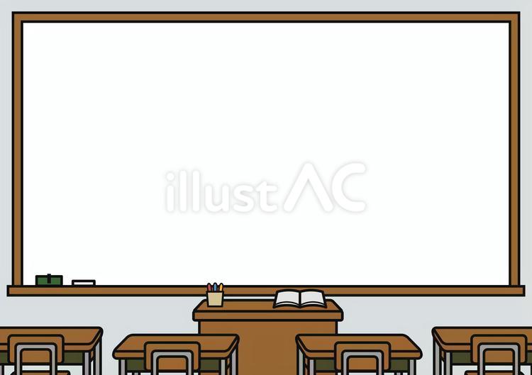壁紙の灰色の壁の教室です。 壁紙,教室,シンプルのイラスト素材