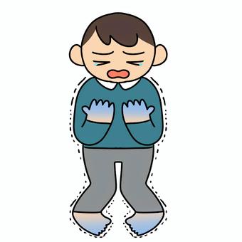 冷え性 冷え性,血行,体調,冬,健康,症状,体質のイラスト素材