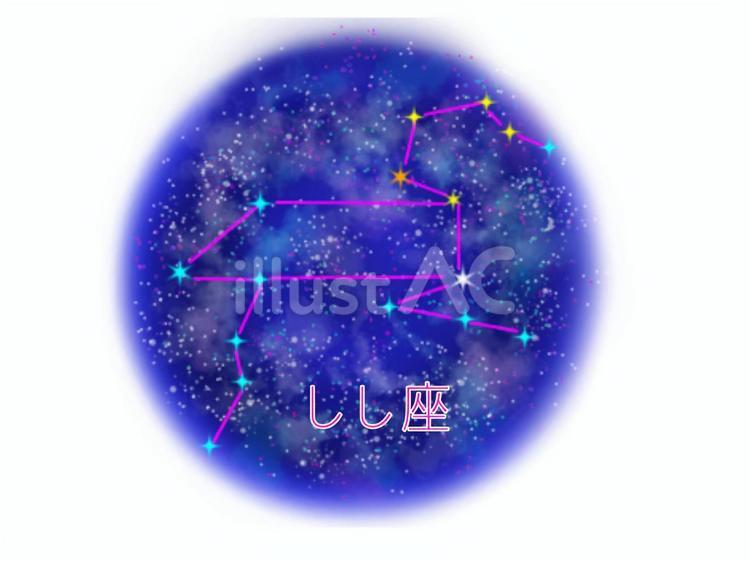 しし座 アイコン,星座,かに座のイラスト素材