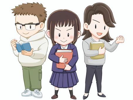 Illustration, this, reading, reading meeting, 