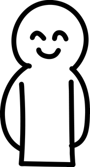 棒人間　笑う人　２