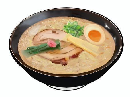 豚骨ラーメン(A)黒 豚骨ラーメン(A)黒 ラーメン,豚骨ラーメン,豚骨,中華,料理,炭水化物,麺,麺類,どんぶり,昼食のイラスト素材