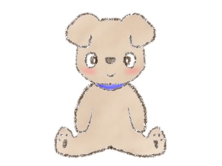 おすわり犬