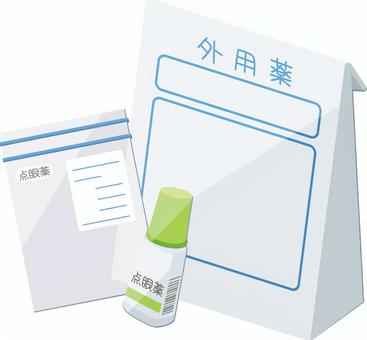 点眼薬 外用薬,点眼薬,目薬,医療薬,薬,眼科,ジェネリック,ドラッグ,病気,既往症のイラスト素材