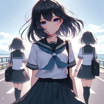 急に振り返って