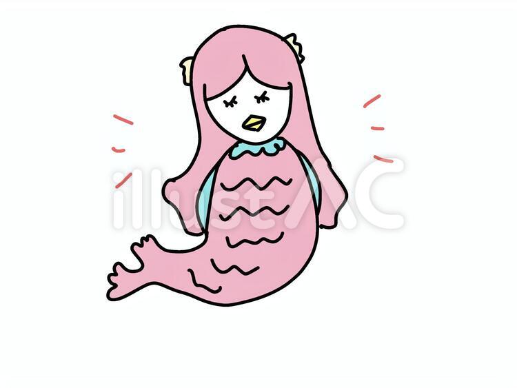 アマビエ アマビエ,あまびえ,縁起物のイラスト素材