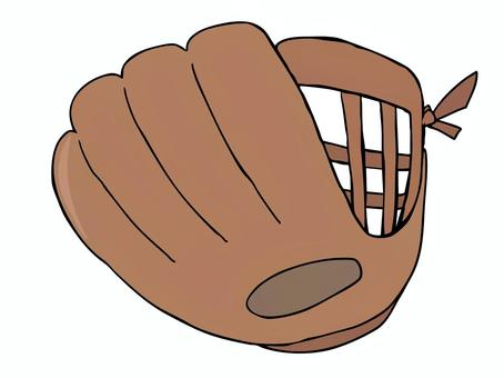 グローブ 野球,グローブ,スポーツ,部活,体育,主線あり,イラスト素材,広告,チラシ,cmのイラスト素材