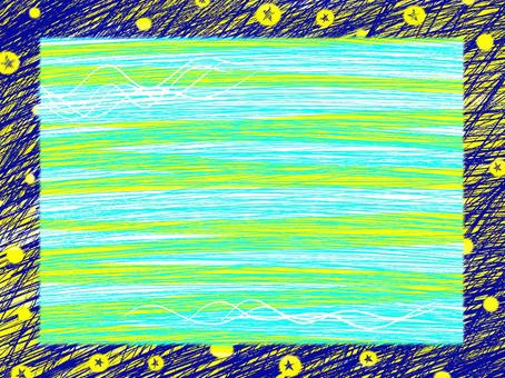 夜空と海の夏の想い出
