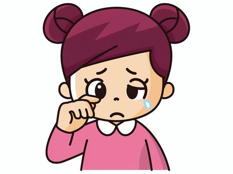 Girl crying, un bambino, bambini, una ragazza, JPG, PNG and EPS