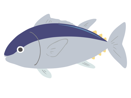 マグロ 主線なし 鮪,魚,主線なし,ゆるかわ,かわいい,アニマル,手描き,カット,デフォルメ,ワンポイントのイラスト素材