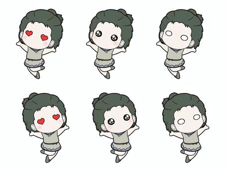 Skipping Man (Jomon Period)②, , JPG and PNG