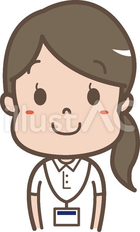 笑顔の女性介護職員イラスト No 無料イラストなら イラストac