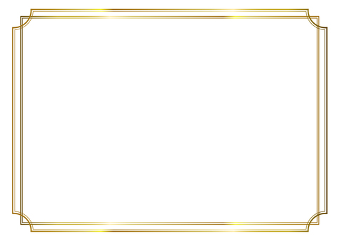 gold frame 62, frame, gold, simple, JPG, PNG and AI