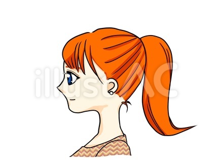 ポニーテールの女の子