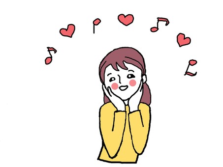 ワクワク嬉しそうな女性 ワクワク嬉しそうな女性 ワクワク,ウキウキ,楽しい,楽しそう,女性,ニコニコ,喜ぶ,人物,嬉しい,表情のイラスト素材