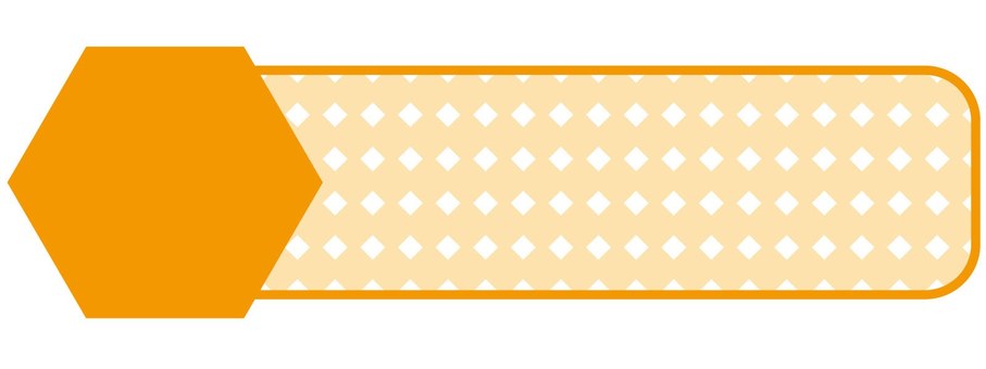 Hexagonal frame (Orange), material, tiny, cute, JPG, PNG and AI