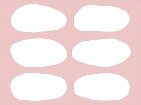 Illustration, loose, ellipse, frame, 
