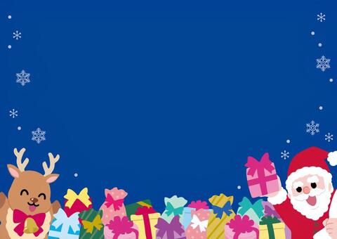 クリスマスのフレーム11 クリスマス,冬,背景,壁紙,フレーム,12月,デザイン,リーフレット,キレイ,ヘッダーのイラスト素材