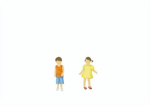 男孩和女孩, 男孩, 女孩, 男孩, JPG 和 PNG