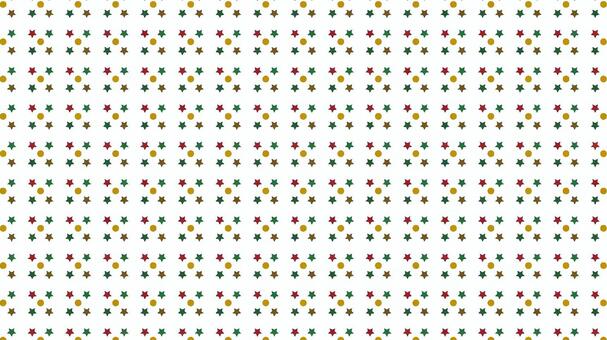 幾何学模様タイル_星型 幾何学模様,タイル,星,赤,緑,壁紙のイラスト素材