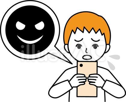 ネット上での悪意に悩む男の子