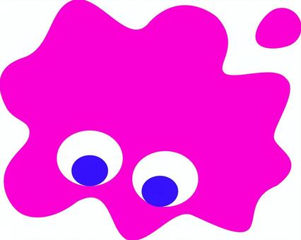 スライム スライム,いきもの,モンスター,おばけ,雑魚キャラ,ピンクのイラスト素材