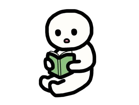 本の虫 本の虫,読書,本,集中,熱中,黙読,教養,勉強,学習,座るのイラスト素材