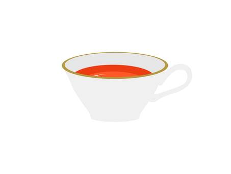 紅茶 紅茶,ティーカップ,ホットドリンク,ダージリン,アールグレイ,シンプル,アイコン風,ベクター,フラットイラストのイラスト素材