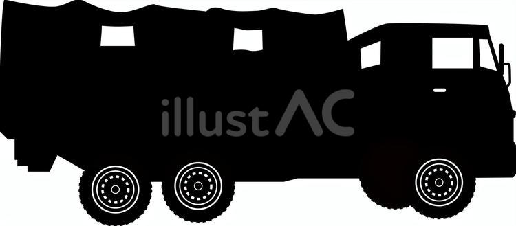 トラック　軍用 トラック,大型,軍用のイラスト素材