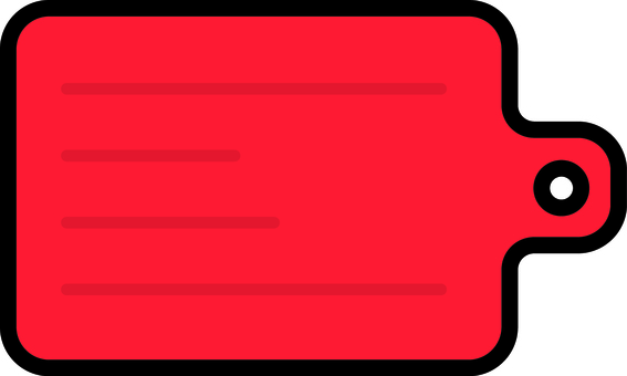 赤のまな板シートです。 まな板,シンプル,まな板シート,キッチン,清潔,衛生,シート,食卓,台所,赤のイラスト素材