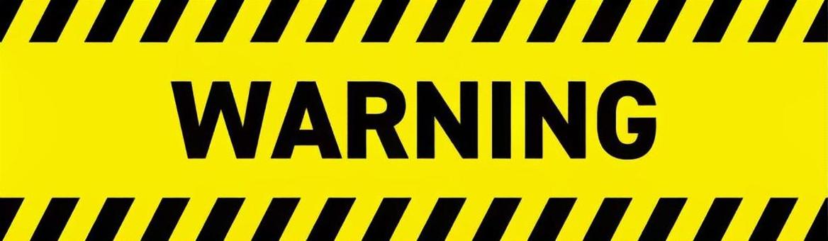 Illustration, warning, caveat, note, 