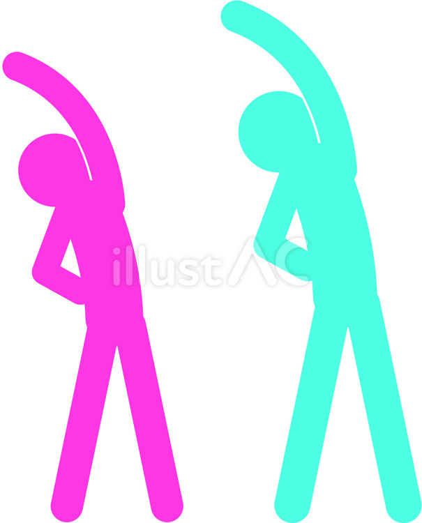 運動 運動,体操,準備運動のイラスト素材