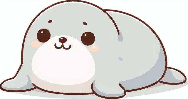 cute seal, , JPG, PNG and AI