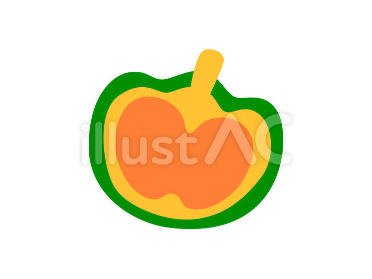 かぼちゃ　イラスト かぼちゃ,野菜,食べ物のイラスト素材