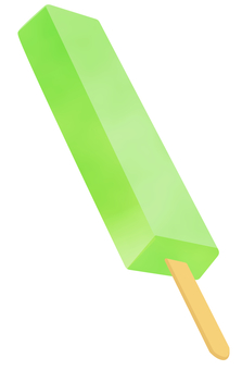 メロン味の木の棒アイス アイスクリーム,棒アイス,アイコン,アイス,メロン味,アイスバー,木の棒,デザート,お菓子,イラストのイラスト素材