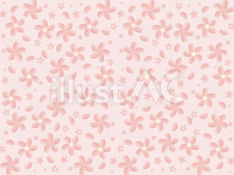 桜 春色,カワイイ,桜の花のイラスト素材