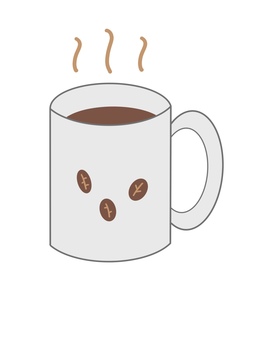 Illustration, coffee, drink, mug, 