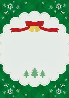 クリスマスのチェック柄フレーム縦8 クリスマスのチェック柄フレーム縦8 クリスマス,チェック,フレーム,パターン,柄,模様,季節,イベント,冬,かわいいのイラスト素材