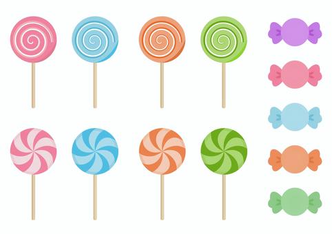 Illustration, candy, pelopo candy, sweets, 
