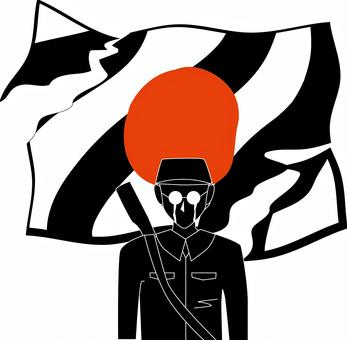 戦争の悲しみ旧日本兵 旧日本兵,兵隊,戦争,終戦,日本,敗戦,昔,歴史,涙,男性のイラスト素材