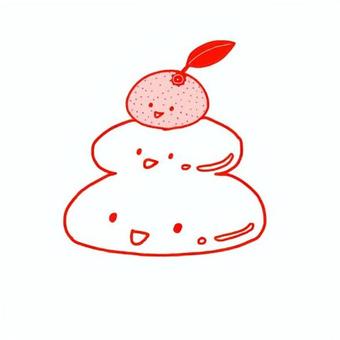 ภาพประกอบ, 鏡餅, 邁肯, 正月, 