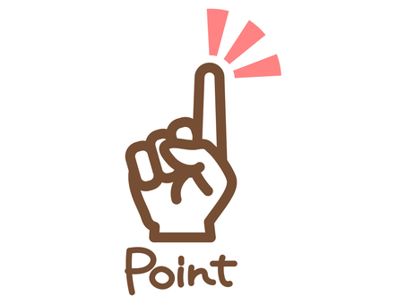 Hand icon _ point, hand, icon, simple, JPG, PNG and AI